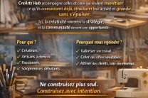 CreArts Hub, la communauté qui aide les créateurs et artisans services_propositions_d_affaires